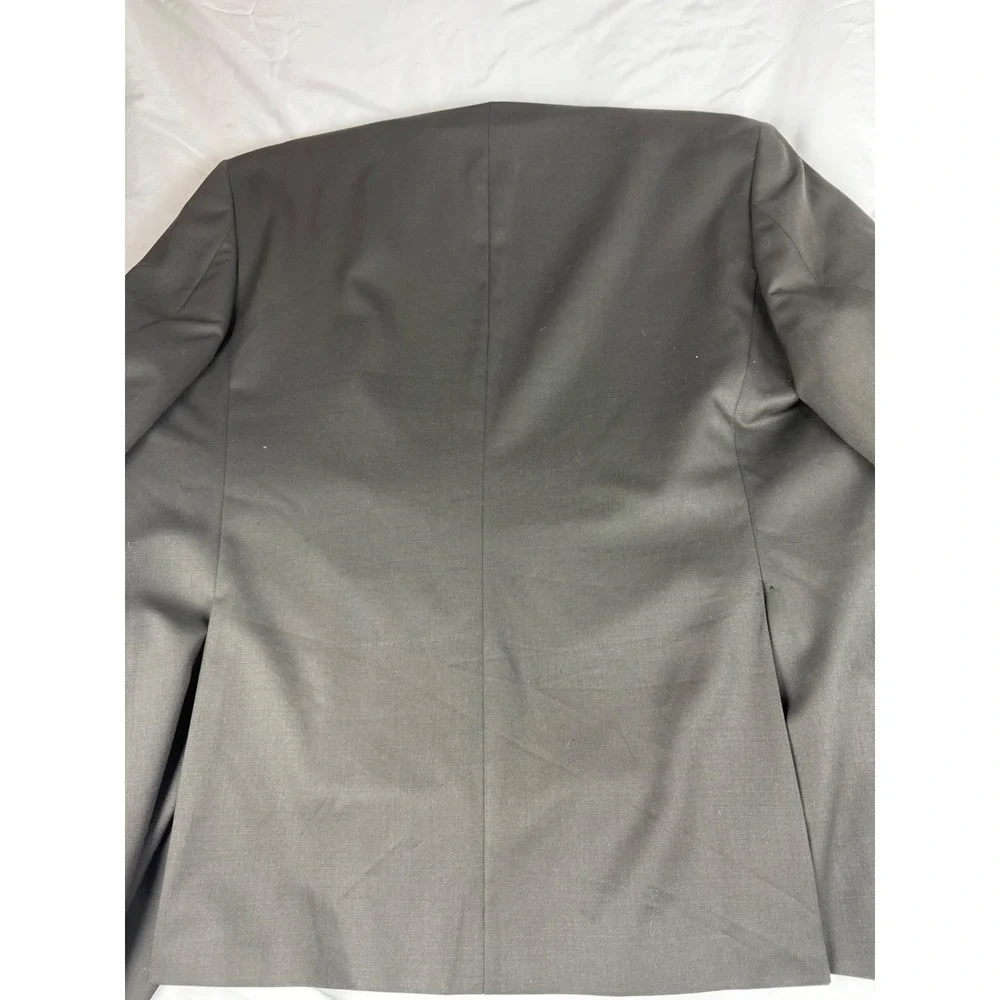 Lauren Ralph‎ Lauren Mens 46R Wool Suit Jacket Blazer Charcoal Gray